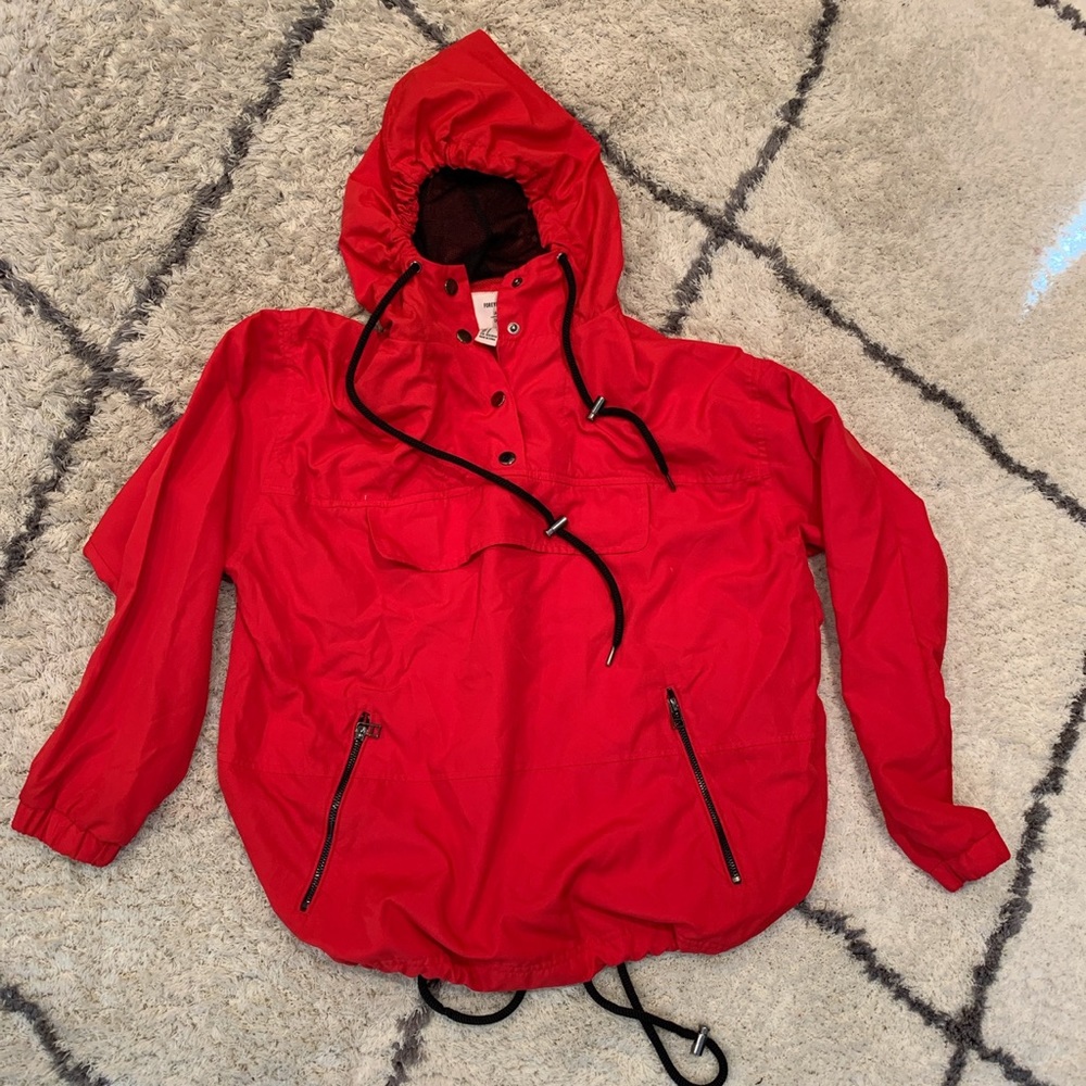 Forever 21 red wine breaker medium fit